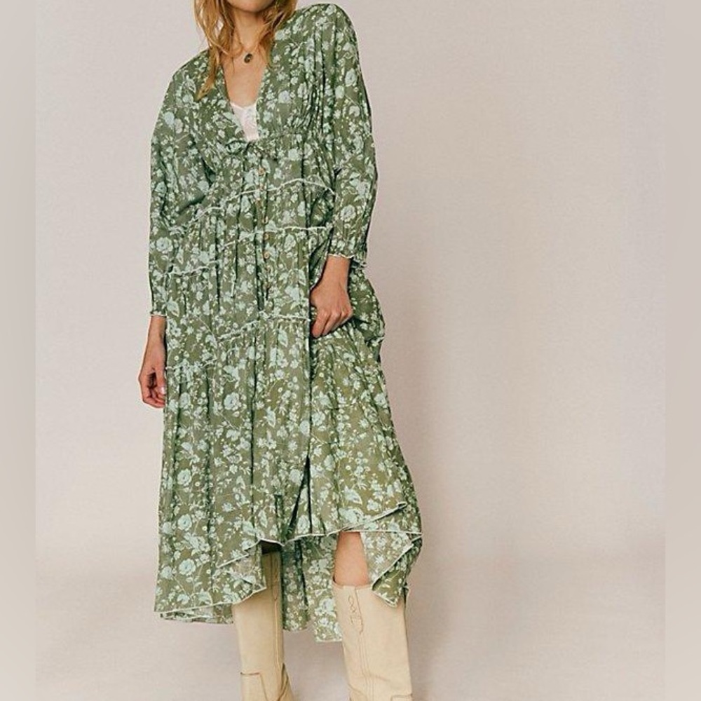 Free People Pappiet Midi Dress